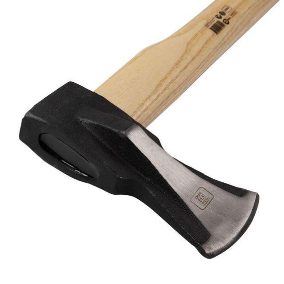 Колун кований 2000 г, з дерев'яним руків'ям INTERTOOL HT-0272 | Зображення 1