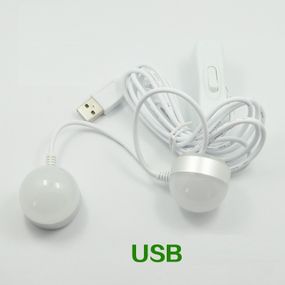 Светодиодный двойной USB светильник белого цвета свечения