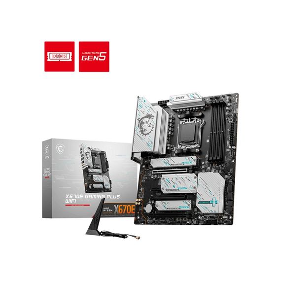 Материнская плата MSI X670E GAMING PLUS WIFI | Зображення 4