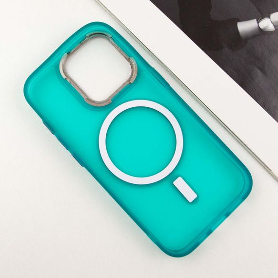 Чохол TPU+PC Lily with MagSafe для Apple iPhone 14 Pro Max (6.7") Green | Зображення 3