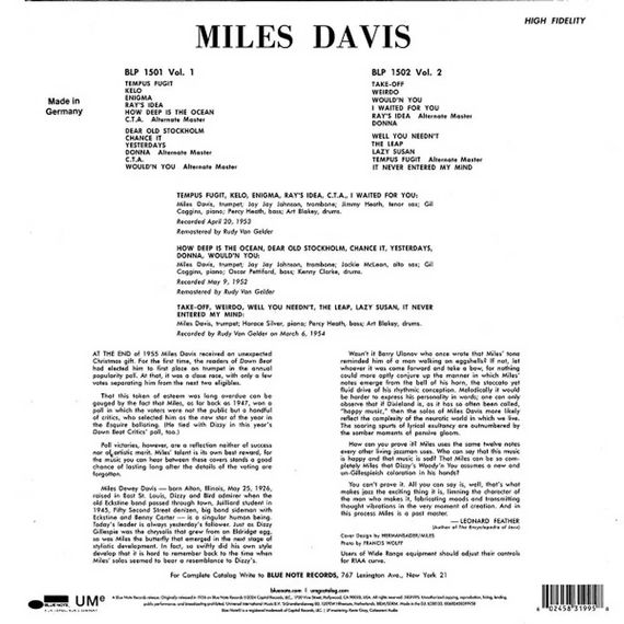 Вінілова платівка Miles Davis - Volume 2 [LP] | Зображення 4