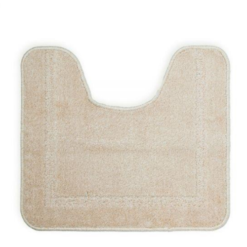 Набір килимків для ванної кімнати 2шт 57*100см+57*50см U-виріз Абстракція Joy молочний тафтинг Дариана | Зображення 5