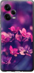 Чехол на Xiaomi Redmi Note 12 Pro 5G Пурпурные цветы "2719u-2932-17620"