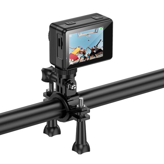 Экшн-камера Hoco DV103 Dual color screen sports camera Black | Зображення 3