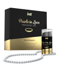 Набор лубрикант и жемчуг Intt Pearls in Love 15 ml Sex Aura