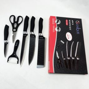 Набор ножей для новой кухни UNIQUE UN-1821 6 шт, Эксклюзивные кухонные ножи, Товары для кухни ножи HD-45