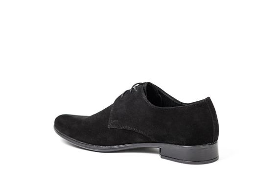 Туфлі підліткові Mano замшеві, чорні 34 розмір (на стопу 22,5 см) | Зображення 1