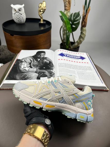 Кросівки ASICS Gel-Kahana 8 S Beige Blue Yellow , текстиль , В'єтнам | Зображення 7