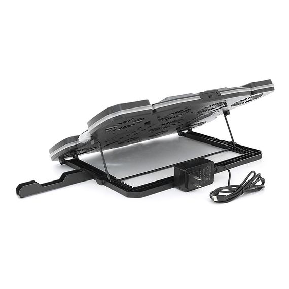 Подставка под ноутбук IceCoorel Q10, до17", fan4-70x15/2-50x15/2-60x15мм | Зображення 2