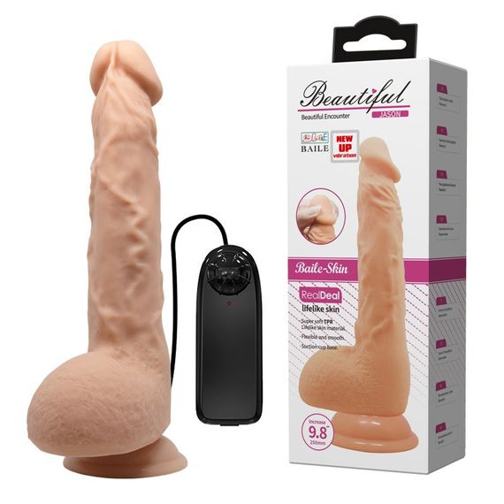 Вібратор - Beautiful Encounter Jason Vibrator Flesh Sex Aura