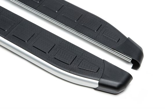 Боковые пороги Fullmond (2 шт, алюм.) Длинная база для Fiat Scudo 2007-2015 гг | Зображення 3