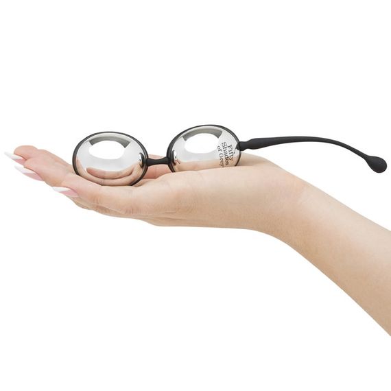 Сріблясті Вагінальні кульки Fifty Shades Of Grey 2019, Черный/ Серебрянный | Зображення 1