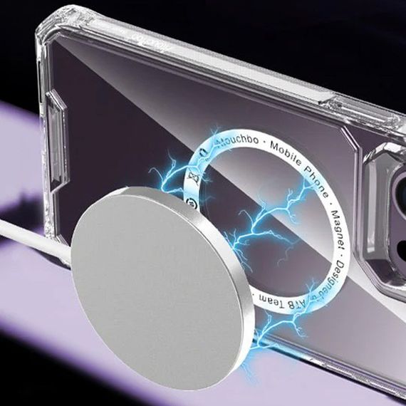 Чохол TPU Gorilla with MagSafe для Apple iPhone 15 (6.1") Clear | Зображення 1