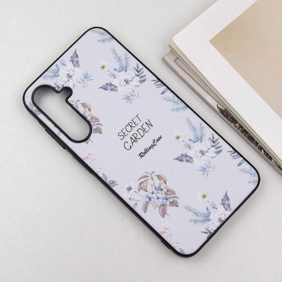 TPU+PC чехол Secret Garden для Samsung Galaxy A25 5G White | Зображення 2
