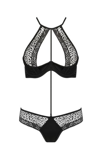 Комплект білизни з ажурними вставками SCARLET BIKINI black S/M - Passion | Зображення 2