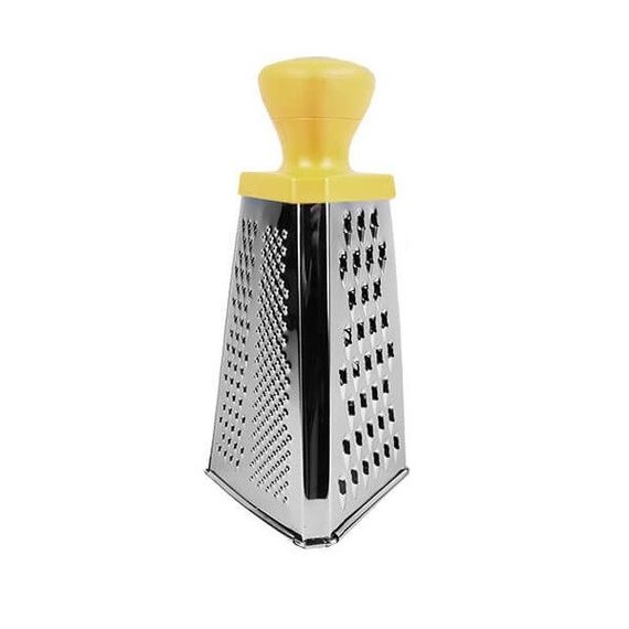 Терка кухонная Maestro MR-1600-24 желтая многофункциональная 4 в 1 для овощей и сыра