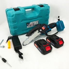 Потужна електропилка пила ланцюгова Пила для роботи в саду 6"(15 см) Domotec 24V, Потужна садова пилка AY-68