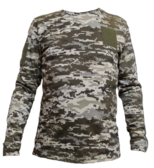 Футболка Tactic4Profi кулір піксель із довгим рукавом із 3 липучками S