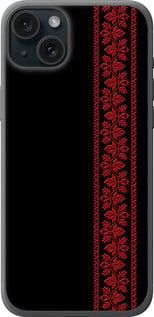 Чохол на iPhone 15 Plus Вишиванка 53 із силікону FCh_010528