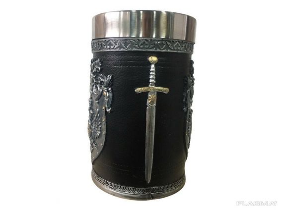 Кружка Чашка 3D Skull Mug Череп Пивная кружка Двуглавый Орёл | Зображення 2