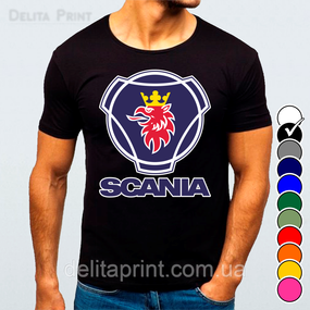 Футболка с принтом авто "Cкания / Scania"
