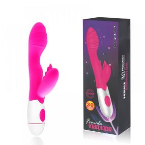Красный вибратор для стимуляции клитора и точки “G” (USB)