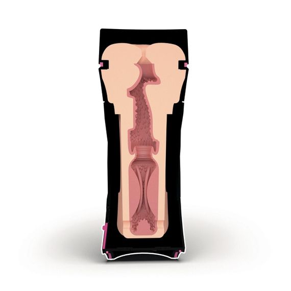 Мастурбатор-попка Mystim O(h) PUSH ME Anus, можна стискати та регулювати вакуум Sex Aura | Зображення 5