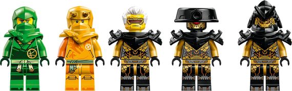Конструктор LEGO Ninjago Командні роботи ніндзя Ллойда й Арін (71794) | Зображення 6