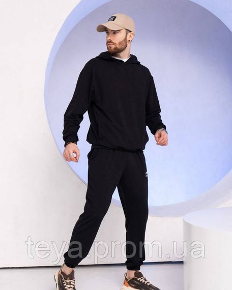 Спортивний костюм колір чорний розміри XL, L, 3XL, XXL, M, S FI_009540 | Зображення 1