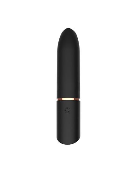 Віброкулька у вигляді помади Adrien Lastic Rocket чорна sexstyle