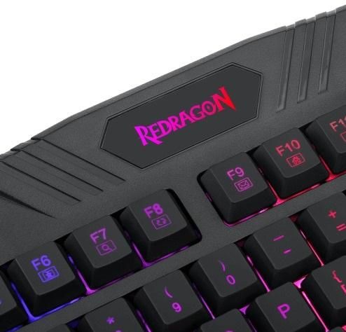 Клавіатура Redragon Harpe2 USB UKR Black (77484) | Зображення 2