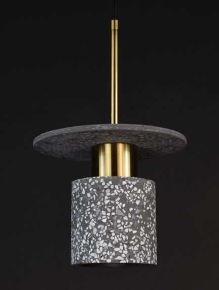 Люстра підвісна на 1 лампочку 27672 Латунь 37-180х20х20 см. | Зображення 1