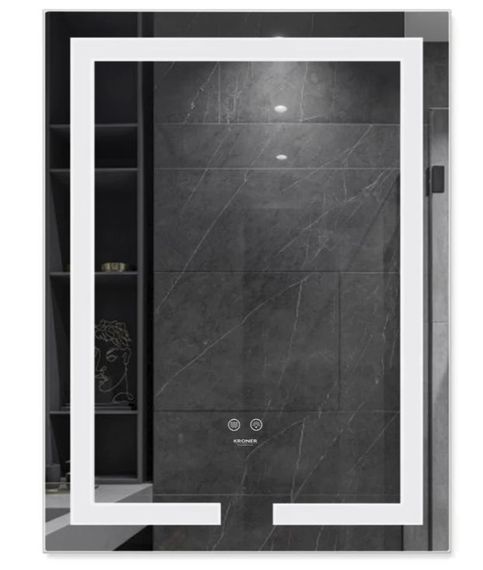 Дзеркало Kroner KRM Spiegel VR1 - 5080 з LED-підсвічуванням та антизапітнінням (CV030039)