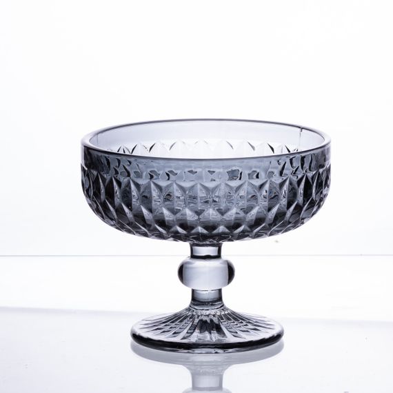 Набор креманок на ножке 6 шт 300 (мл) Серый HP-19-118 | Зображення 2