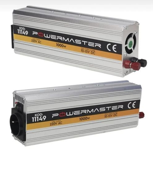 Инвертор 1000 Вт преобразователь напряжения с 12V на 220 V автомобильный инвертор | Зображення 4