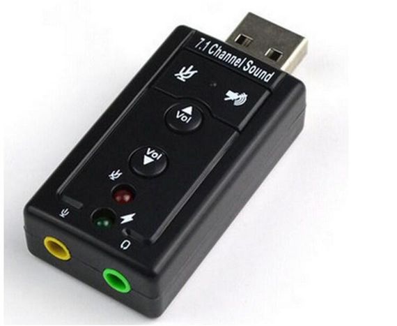 Універсальна звукова карта USB Virtual Audio 7.1 3D Sound Card | Зображення 1