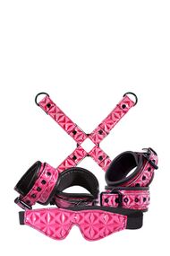 Комплект для зв'язування NS Novelties SINFUL BONDAGE KIT PINK sexstyle