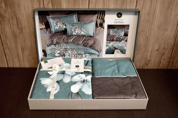 Постільна білизна La Romano Premium Satin 200×220 Leonel Iron | Зображення 3