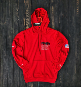 Худи НАСА весна красный S XL