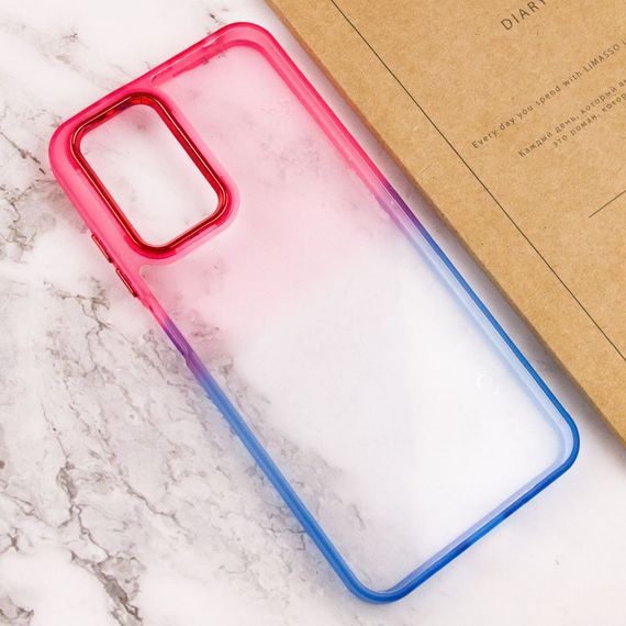 Чохол TPU+PC Fresh sip series для Realme C67 4G Синій / Рожевий | Зображення 2