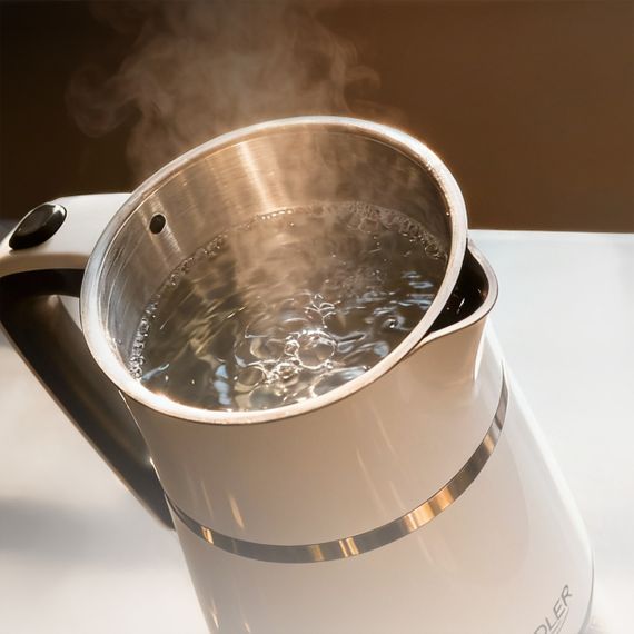 Электрочайник Adler AD 1355 белый 1,7 л, 2200 Вт, с двойными стенками | Зображення 7