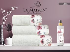 Подарочный набор полотенец La Maison, 3 шт. с ароматом Mell