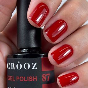 Гель-лак Crooz 87 (винно-красный) 8мл