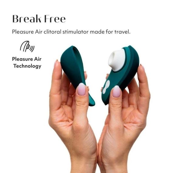 Вакуумний кліторальний стимулятор Womanizer Liberty 2 Dark Petrol, синій sexstyle | Зображення 7