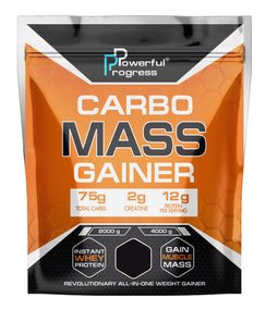 Гейнер Powerful Progress Carbo Mass Gainer 2000 g /20 servings/ Oreo