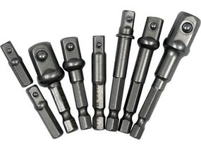Набор инструмента держатели адаптер квадрат 1/4,3/8,1/2" 8шт YATO YT-04639