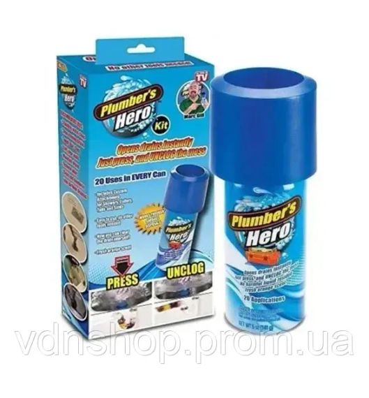 Вантуз Plumber Hero ART-0247 набір для прочищення унітазу та каналізаційних труб | Зображення 1