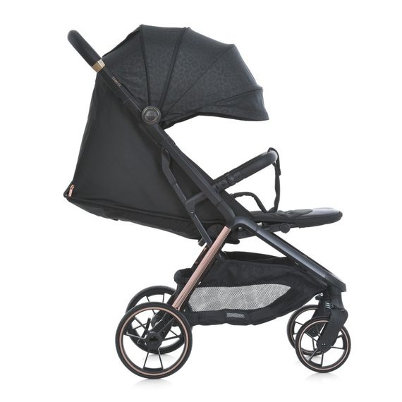 Дитяча прогулянкова коляска BEYA ME 1127-G Black Leo | Зображення 5