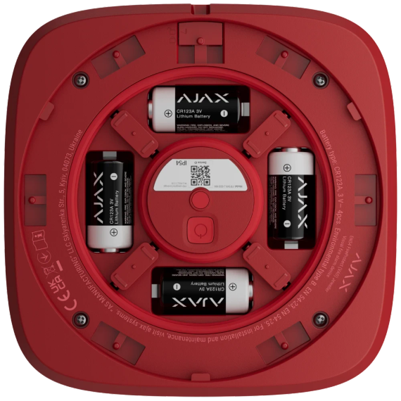 Ajax EN54 FireProtect (VAD) red пожежний світловий "ПОЖЕЖА" Cповіщувач | Зображення 4