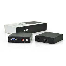 Активний конвертер HDMI (input) на VGA(output) + Audio Adapter, Black, 4K / 2K